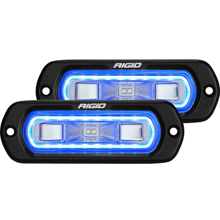Rigid Industries SR-L SERIES OFF-ROAD SPREADER LED LIGHT POD 3 WIRE FLUSH MOUNT WITH BL 53221